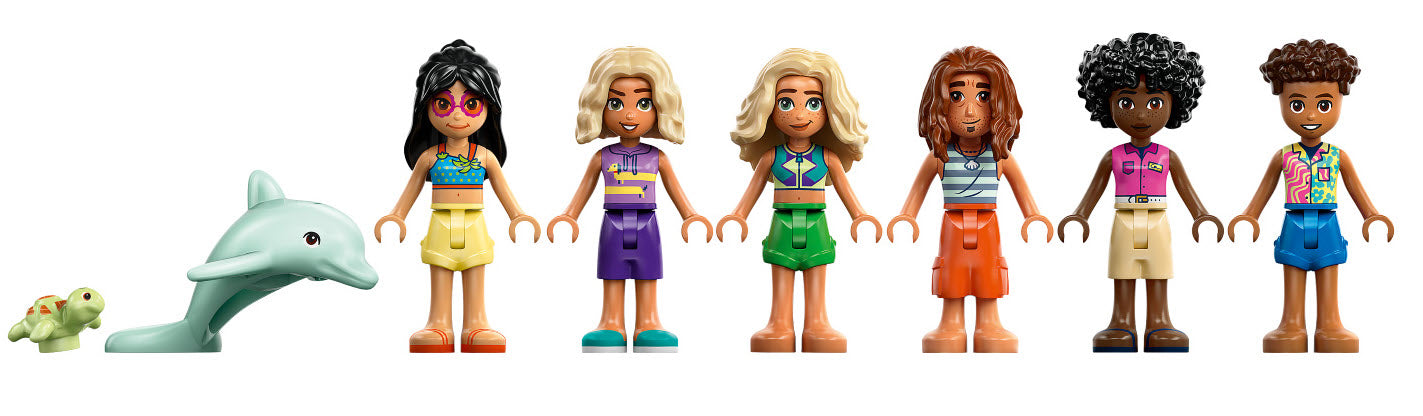 Minifiguren: LEGO Friends 42673 Familienurlaub im Strandresort