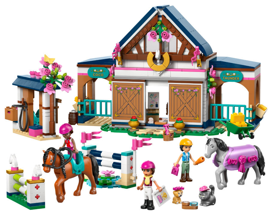Inhalt: LEGO Friends 42688 Pferdestall und Reitschule
