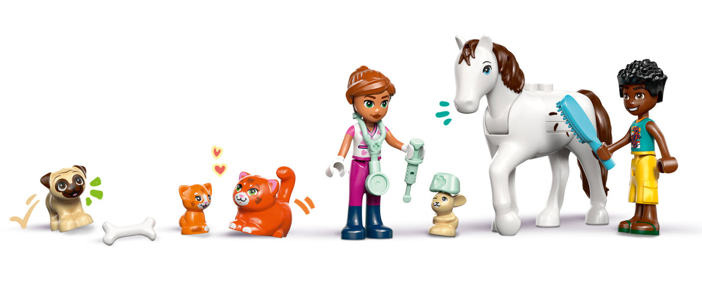 Minifiguren: LEGO Friends 42696 Tierklinik