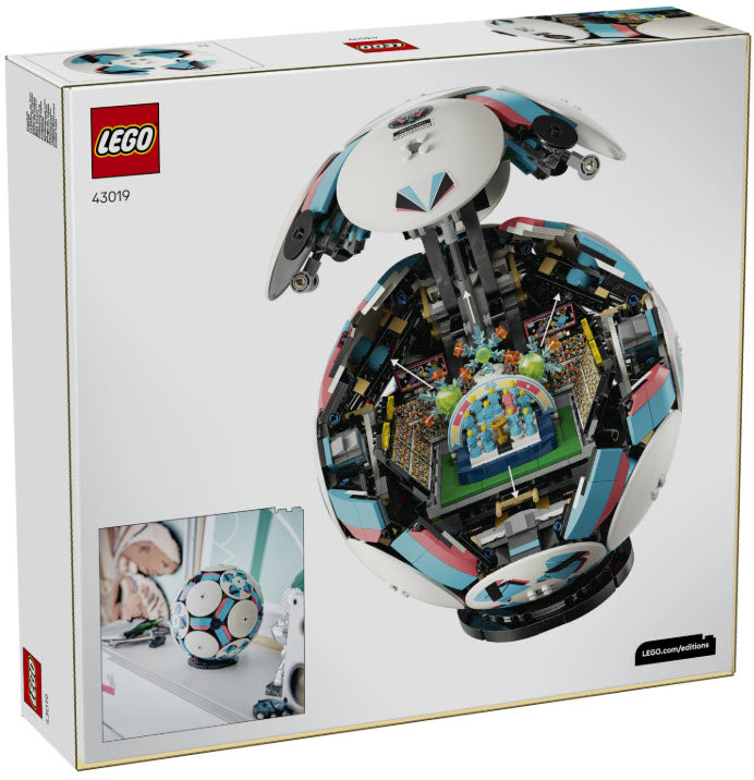 Box Rückseite: LEGO Editions 43019 Fußball