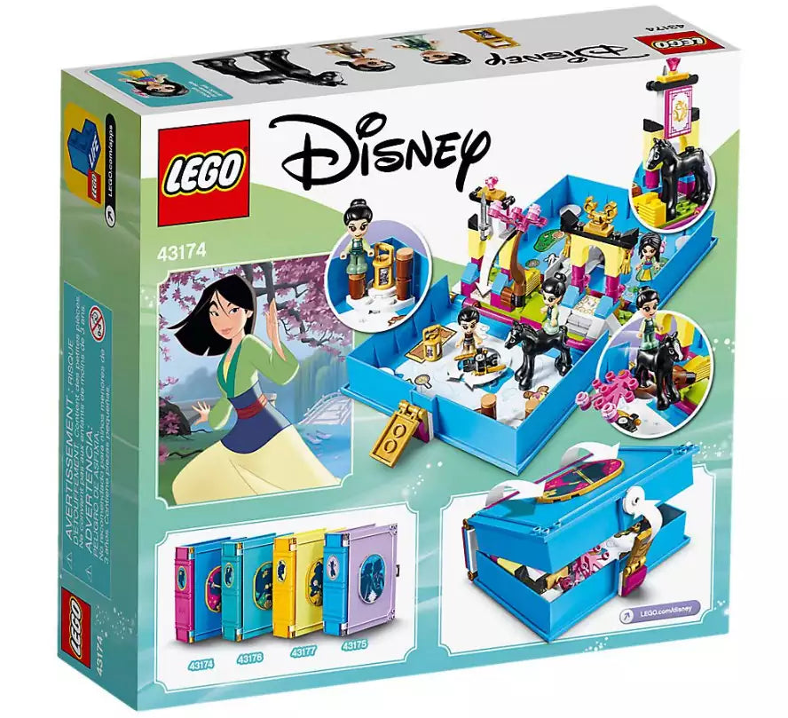 Box Rückseite: LEGO Disney Princess 43174 Mulans Märchenbuch