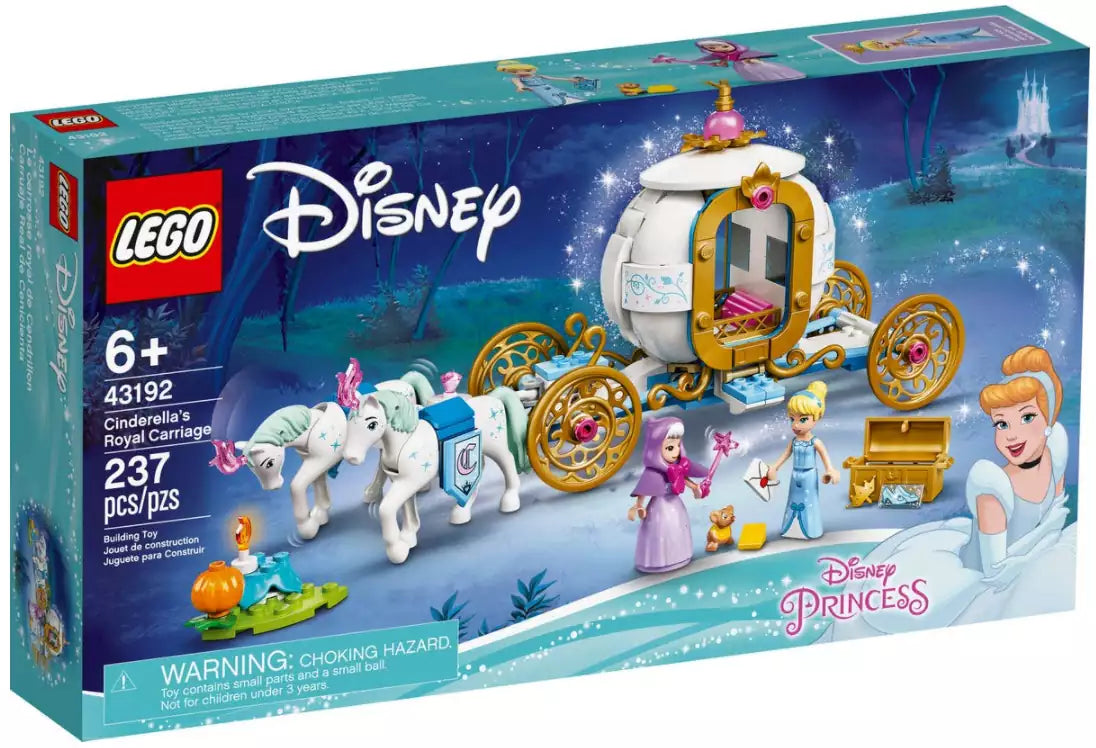 LEGO Disney Princess 43192 Cinderellas königliche Kutsche