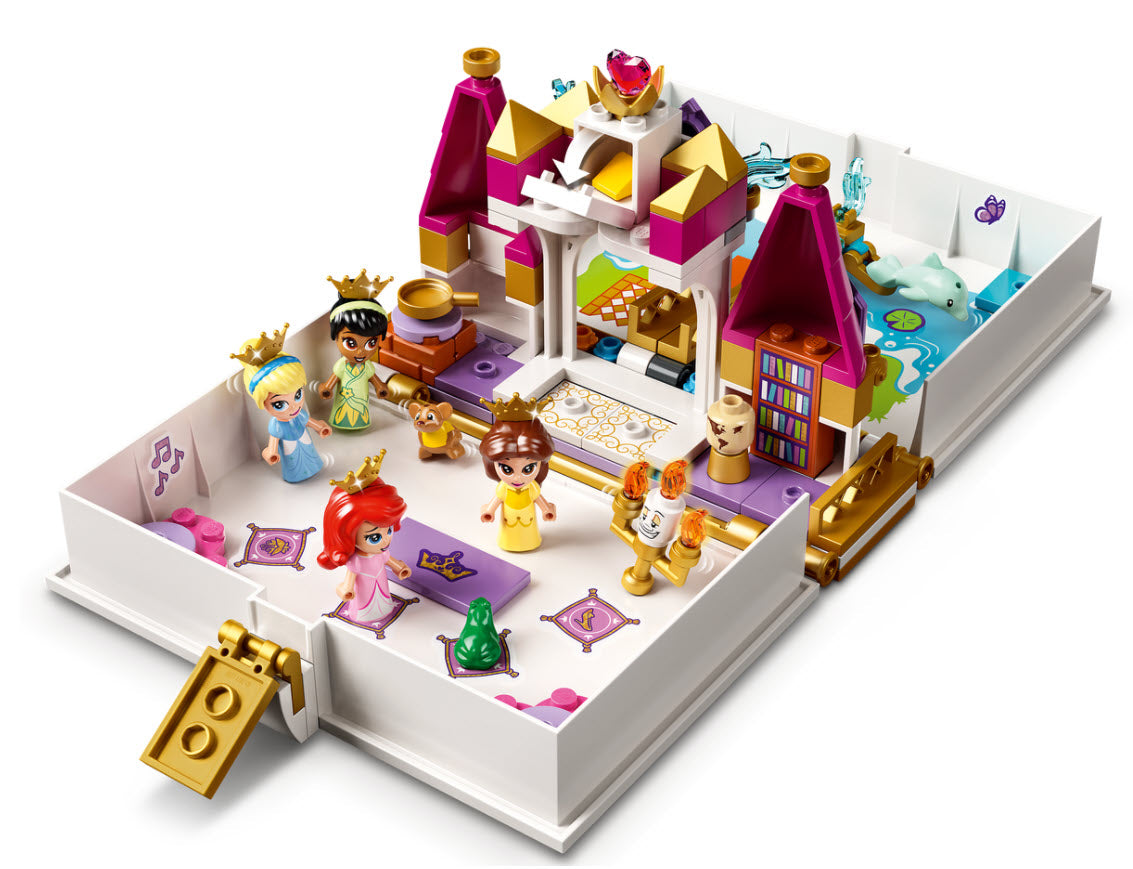 Detail 1: LEGO Disney Princess 43193 Märchenbuch Abenteuer mit Arielle, Belle, Cinderella und Tiana