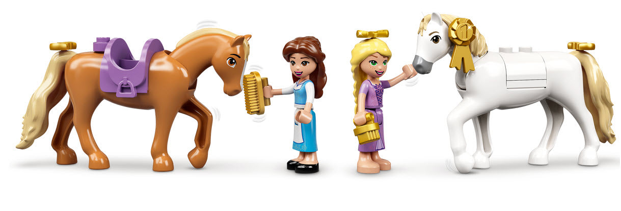 Minifiguren: LEGO Disney Princess 43195 Belles und Rapunzels königliche Ställe
