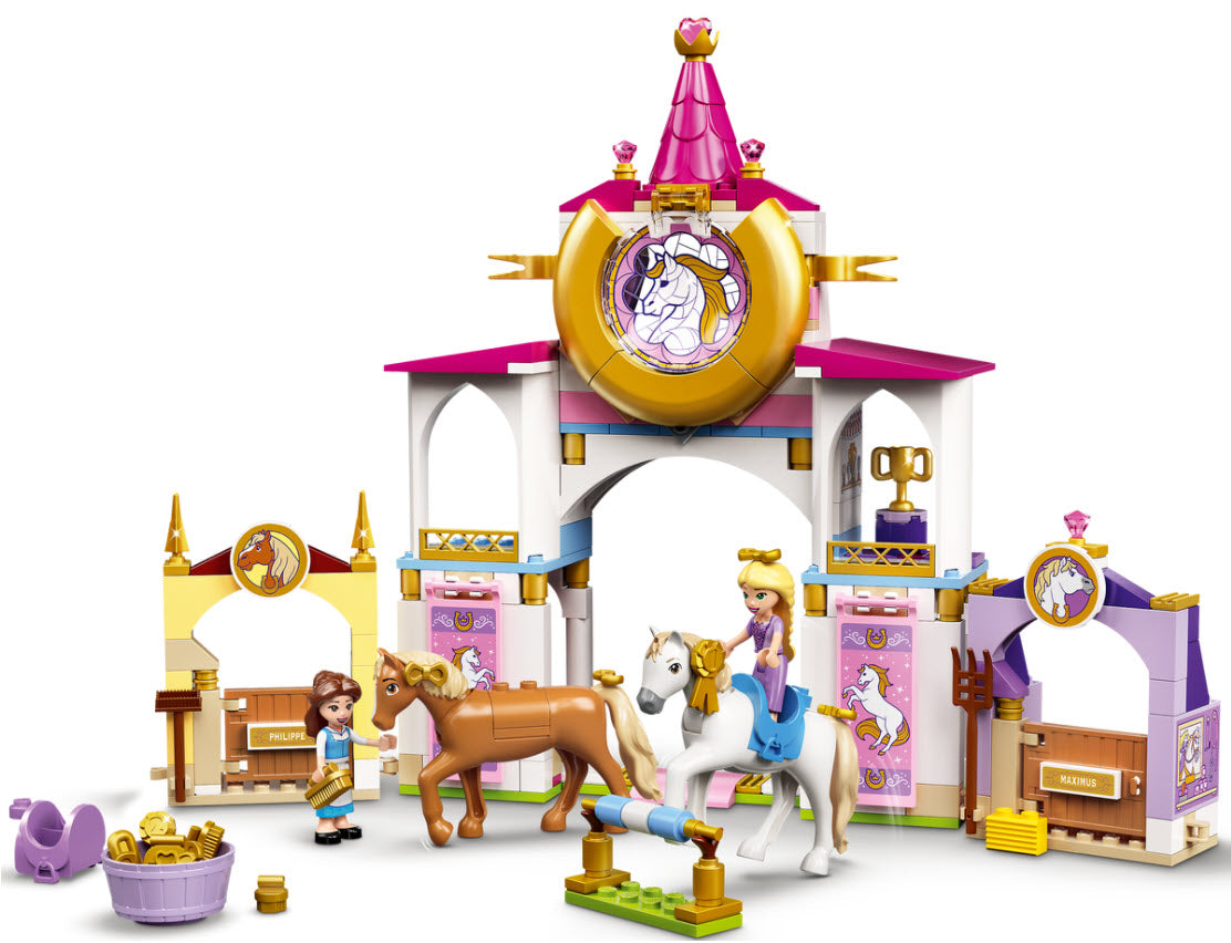 Detail 1: LEGO Disney Princess 43195 Belles und Rapunzels königliche Ställe
