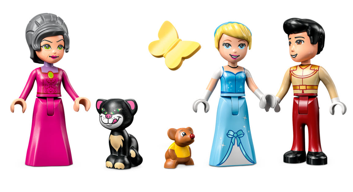 Minifiguren: LEGO Disney Princess 43206 Cinderellas Schloss