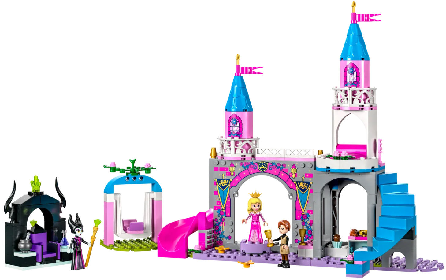 Inhalt: LEGO Disney Princess 43211 Auroras Schloss
