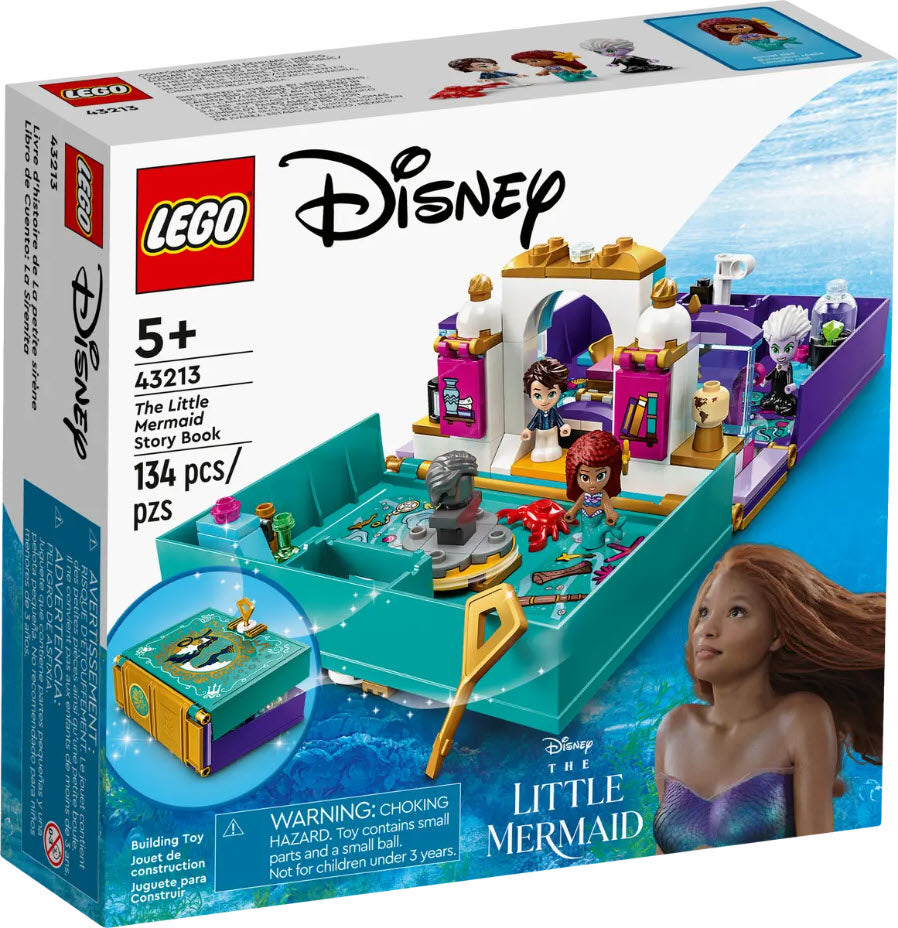 LEGO Disney Princess 43213 Die kleine Meerjungfrau – Märchenbuch