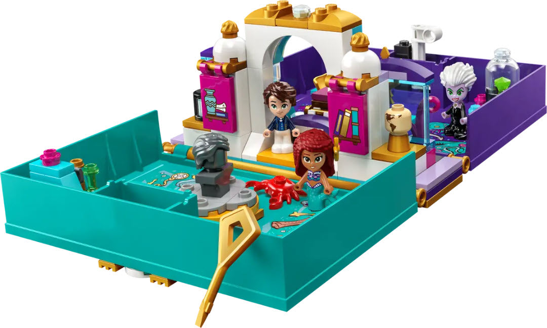 Inhalt: LEGO Disney Princess 43213 Die kleine Meerjungfrau – Märchenbuch