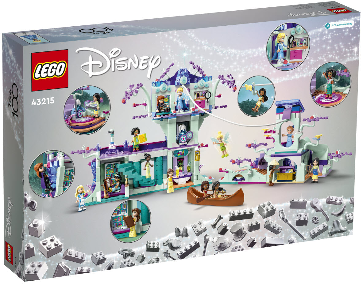 Box Rückansicht: LEGO Disney 43215 Das verzauberte Baumhaus