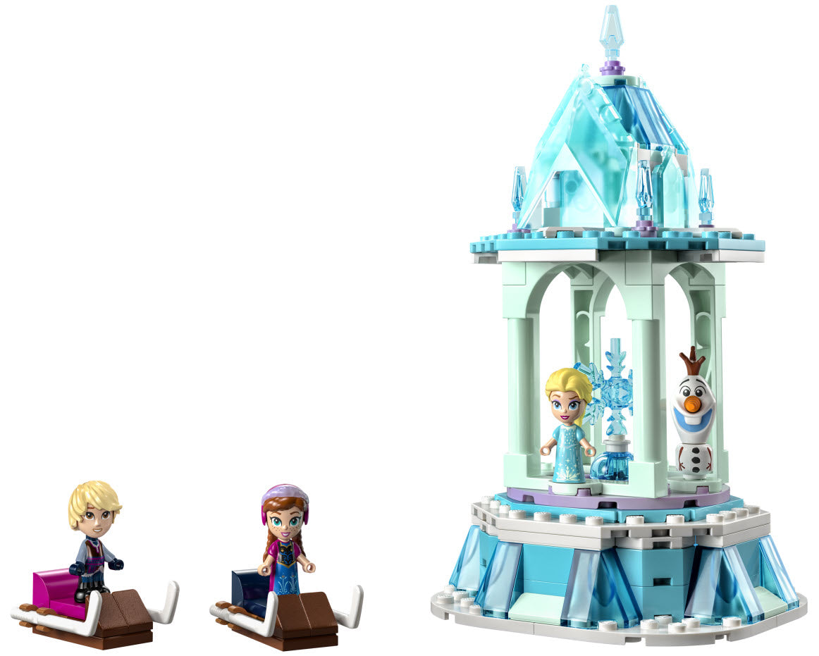 Inhalt: LEGO Disney 43218 Annas und Elsas magisches Karussell