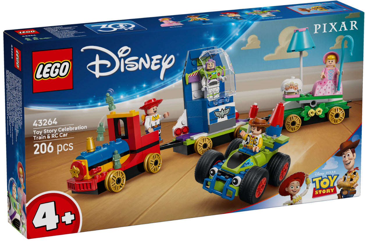 LEGO Disney 43264 Partyzug und das Auto RC aus Toy Story