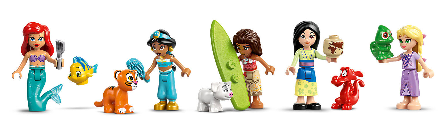 Minifiguren: LEGO Disney 43267 Prinzessinnenschloss mit Haustieren