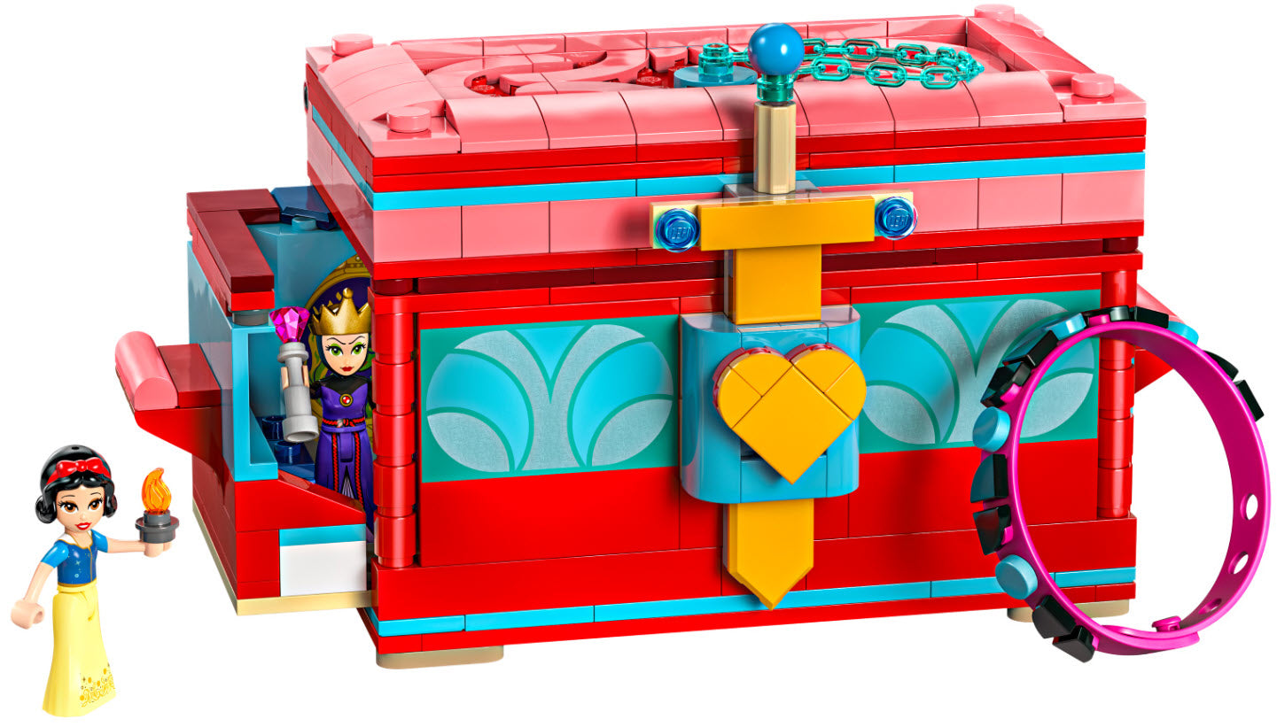 Inhalt: LEGO Disney 43276 Schneewittchens Schmuckkassette