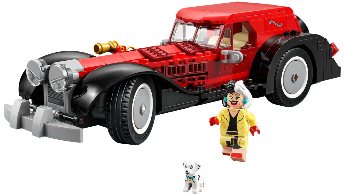 Inhalt: LEGO Disney 43277 Cruella de Vils Auto