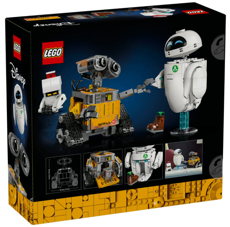 Box Rückseite: LEGO Disney 43279 WALL-E und EVE