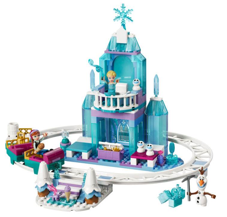 Inhalt: LEGO Disney 43281 Elsas Schlittenfahrt um den Eispalast