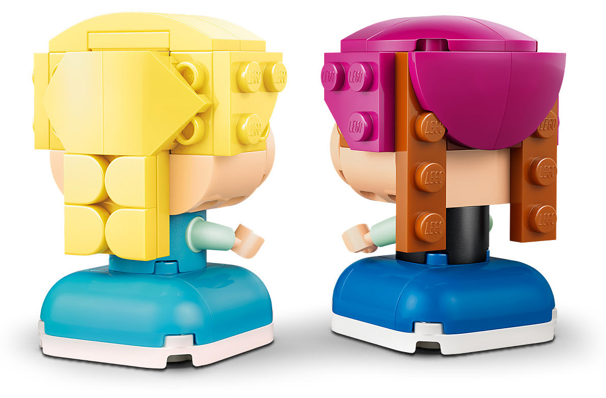 Minifiguren: LEGO Disney 43284 Die Mini-Prinzessinnen Anna und Elsa