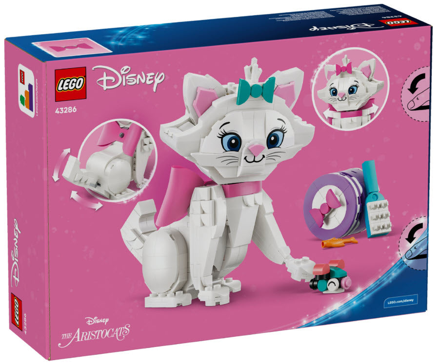 Box Rückseite: LEGO Disney 43286 Aristocats: Bezaubernde Marie