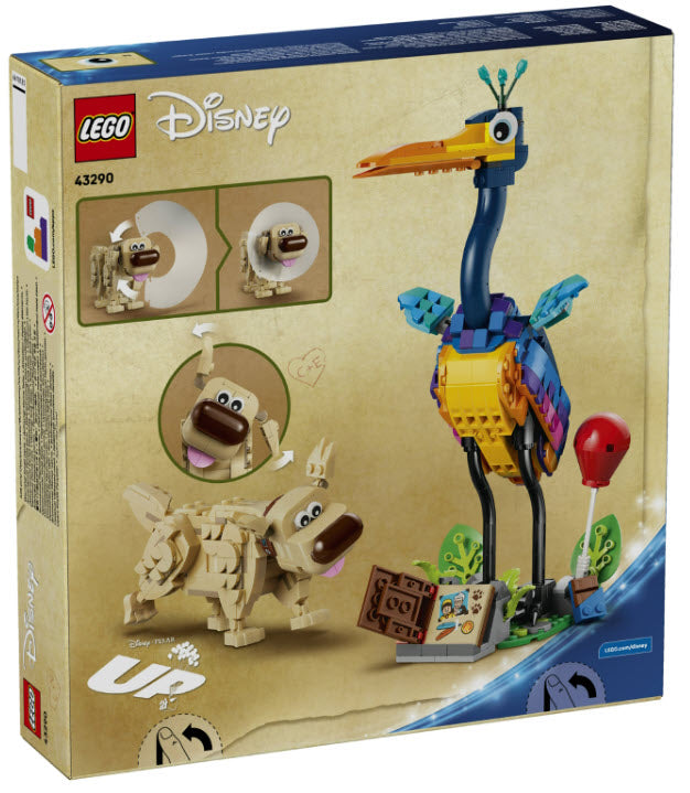 Box Rückseite: LEGO Disney 43290 Kevin und Dug