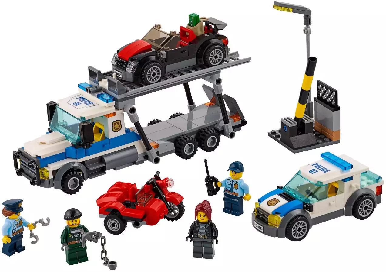 LEGO City 60143 Überfall auf Autotransporter, Inhalt