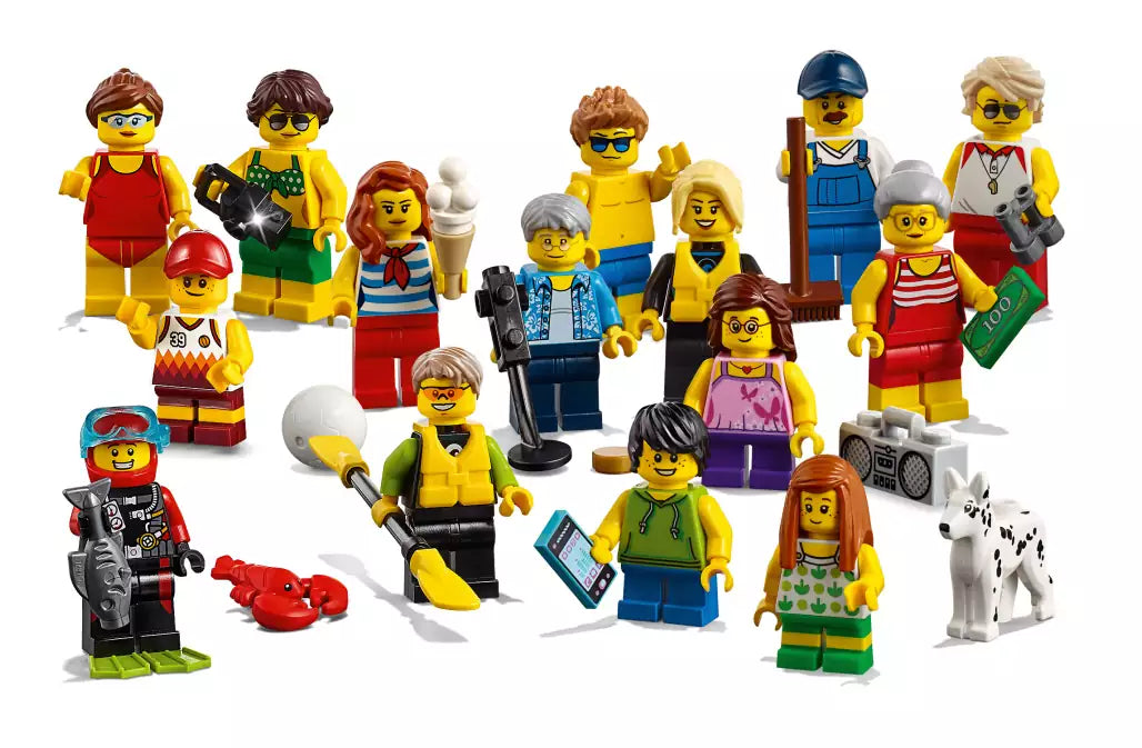 LEGO City 60153 Stadtbewohner - Ein Tag am Strand, Minifiguren