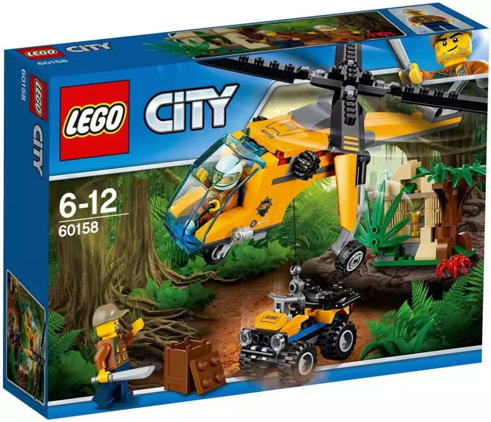LEGO City 60158 Dschungel-Frachthubschrauber
