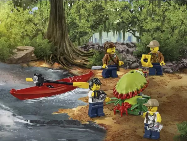 Minifiguren: LEGO City 60160 Mobiles Dschungel-Labor