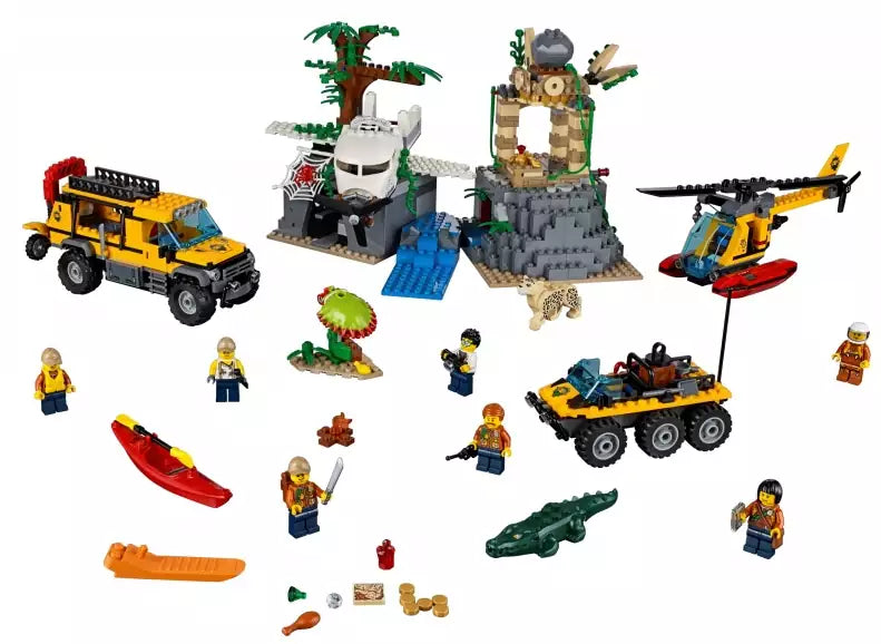 Inhalt: LEGO City 60161 Dschungel-Forschungsstation