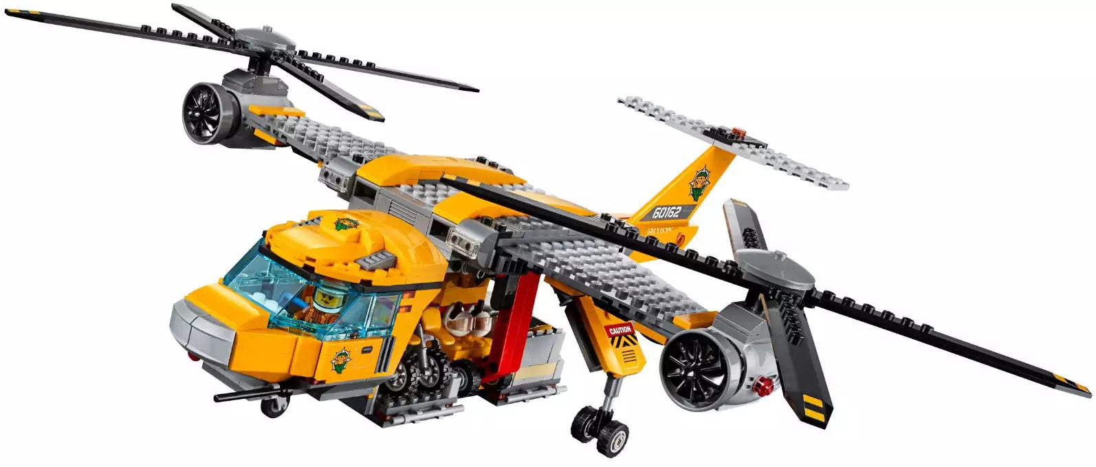 Detail 1: LEGO City 60162 Dschungel-Versorgungshubschrauber