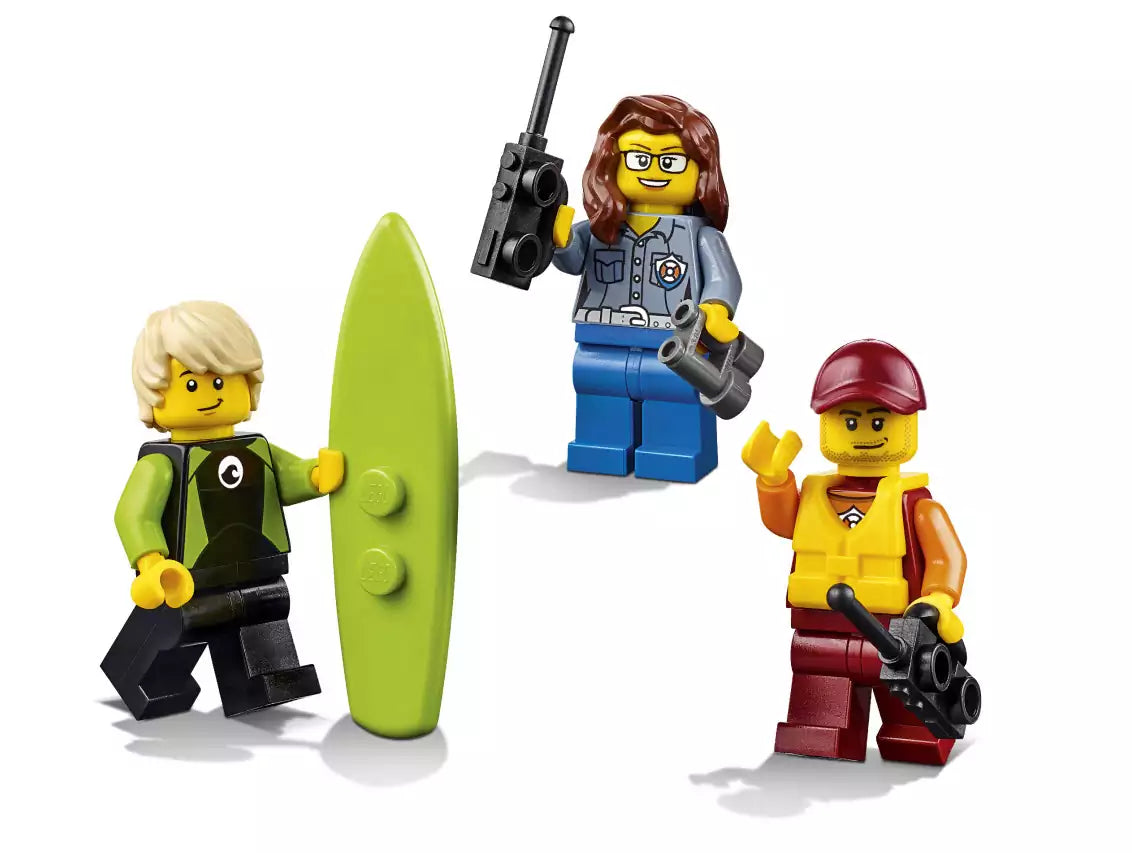 Minifiguren: LEGO City 60163 Küstenwache-Starter-Set