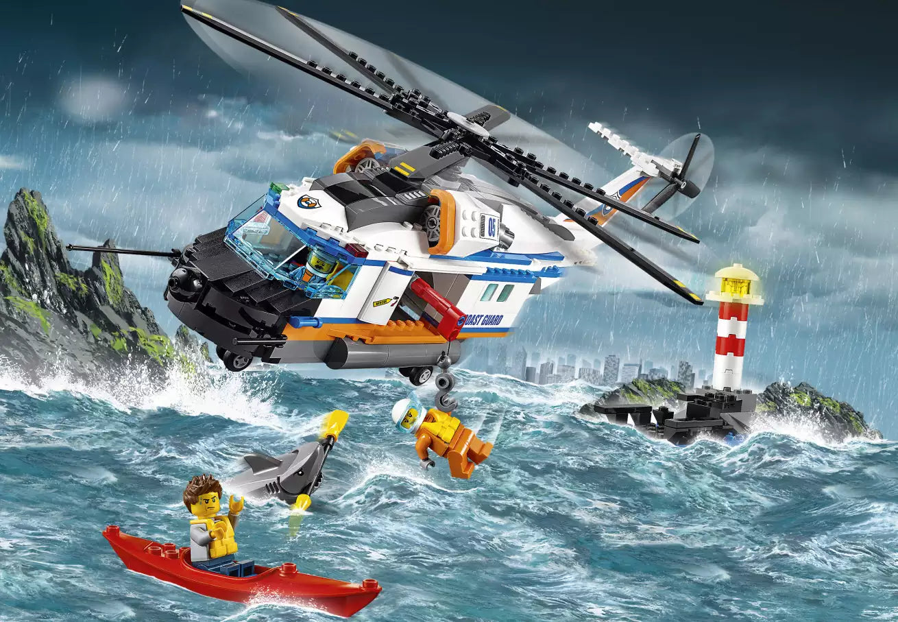 Detail 1: LEGO City 60166 Seenot-Rettungshubschrauber