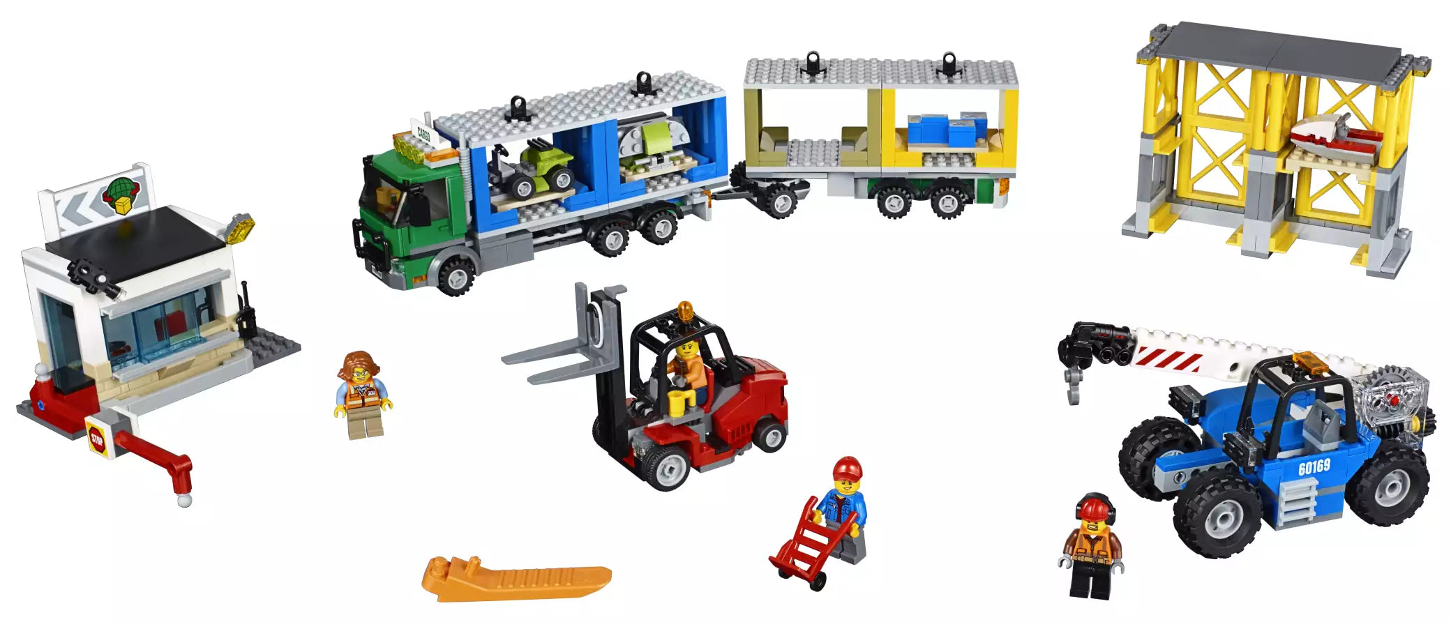 LEGO City 60169 Frachtterminal, Inhalt