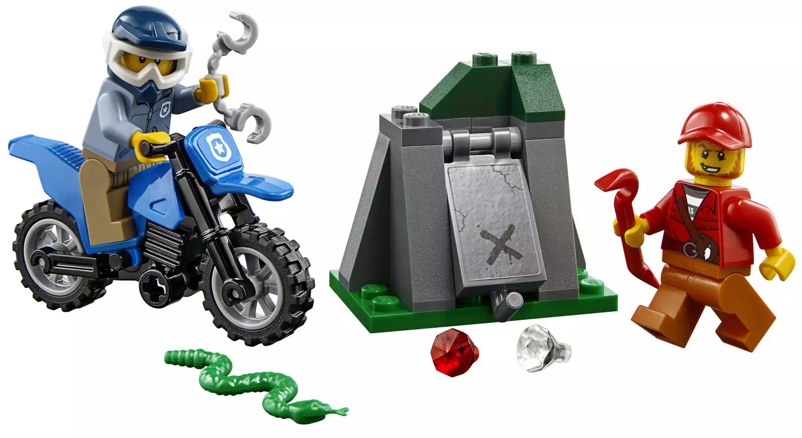 Inhalt: LEGO City 60170 Offroad-Verfolgungsjagd