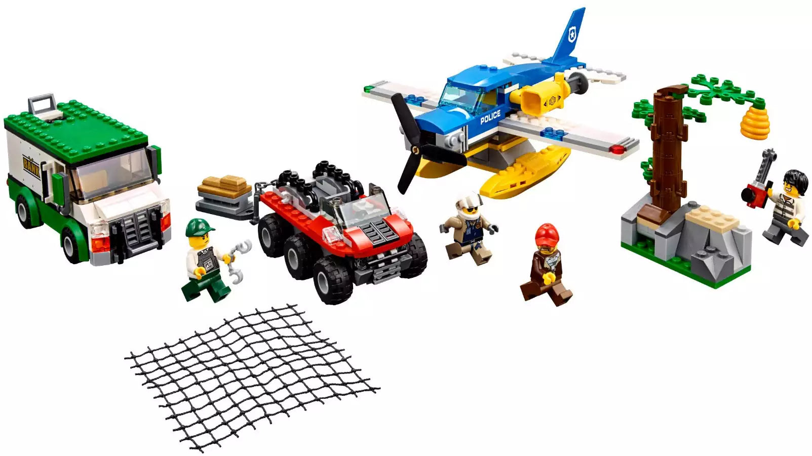 Inhalt: LEGO City 60175 Überfall auf dem Gebirgsfluss