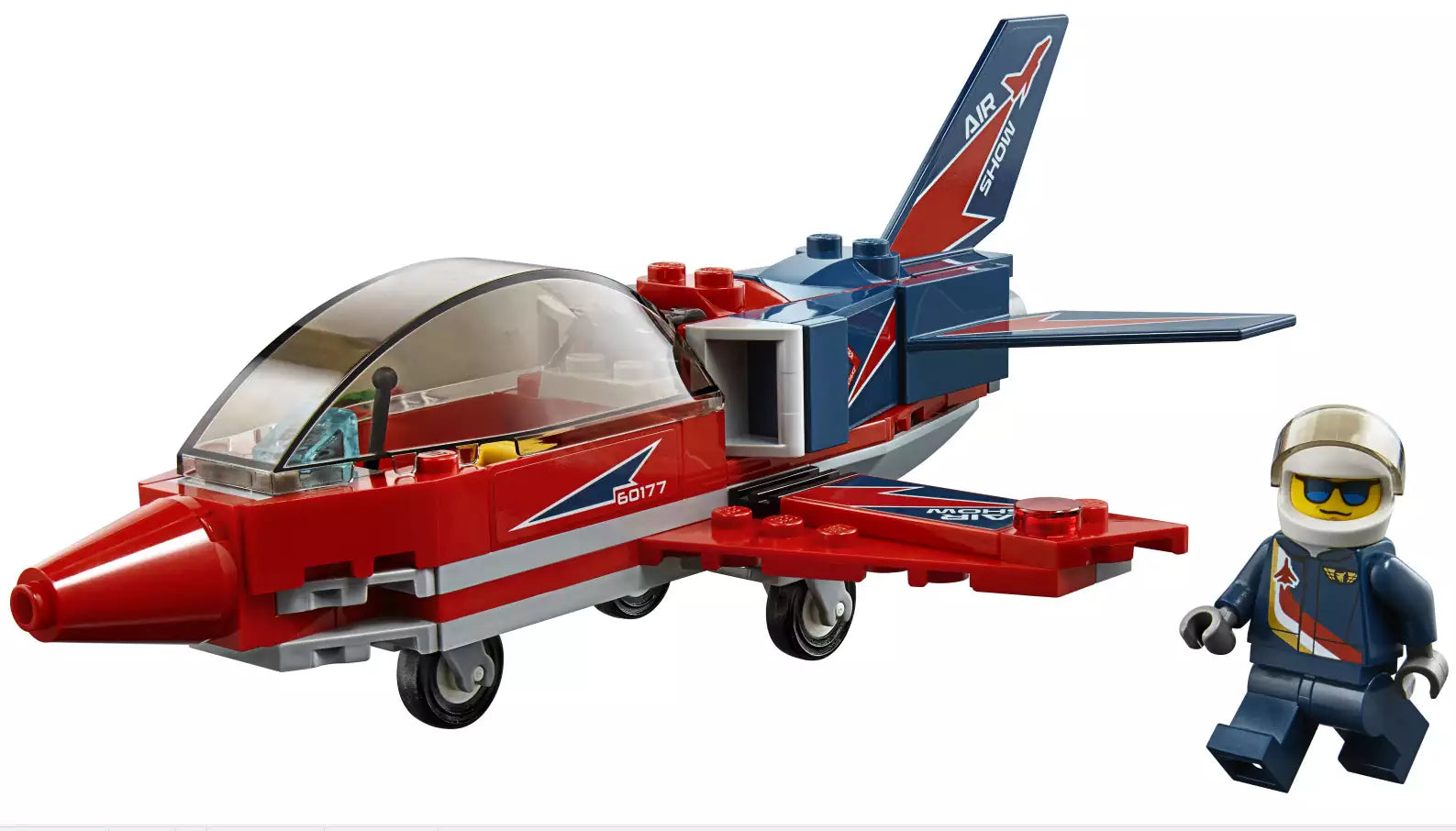 Inhalt: LEGO City 60177 Düsenflieger
