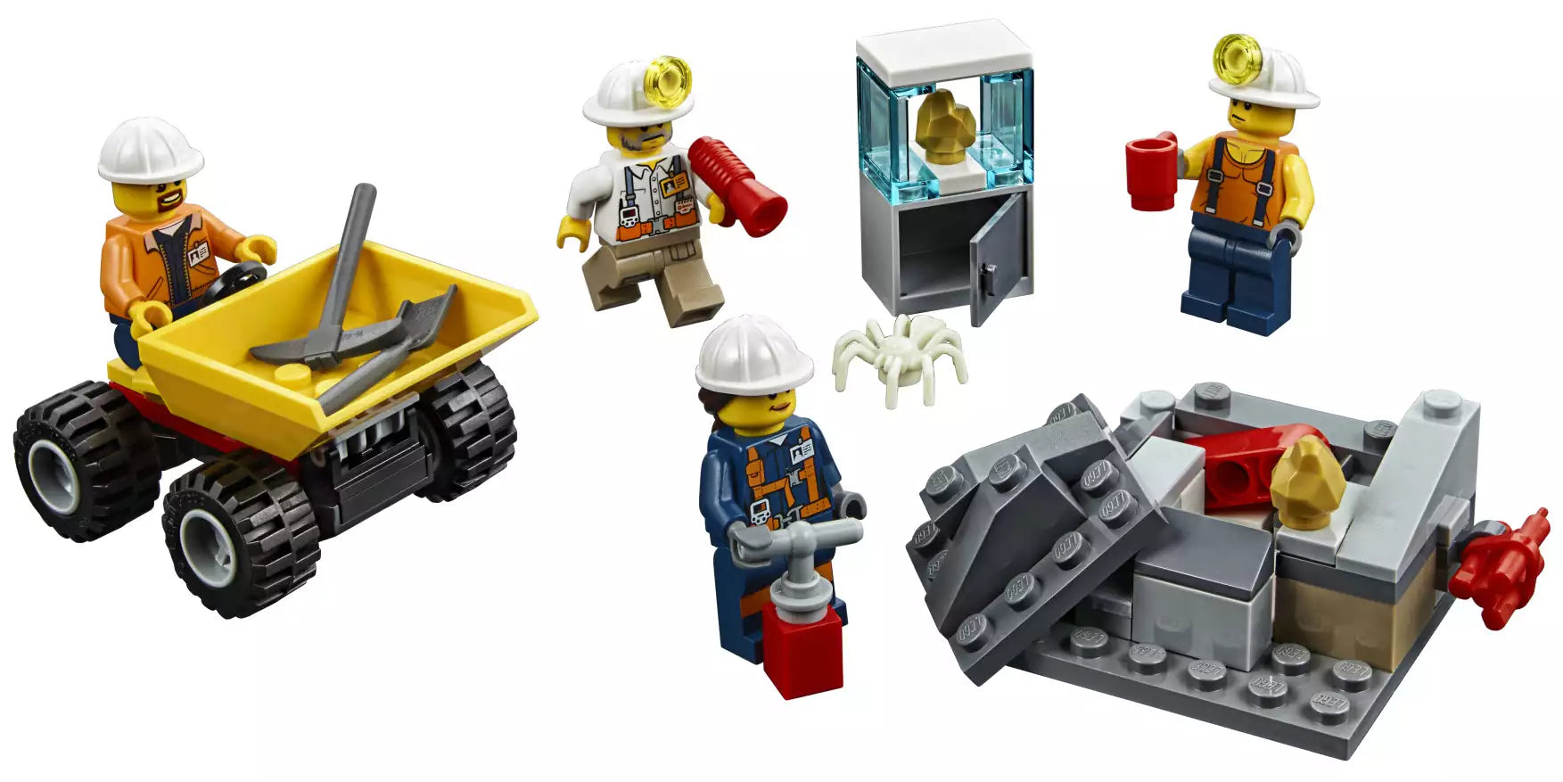 Inhalt: LEGO City 60184 Bergbauteam