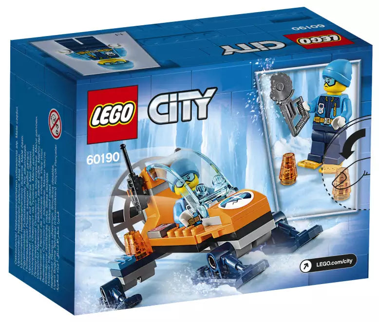 Box Rückansicht:LEGO City 60190 Arktis-Eisgleiter
