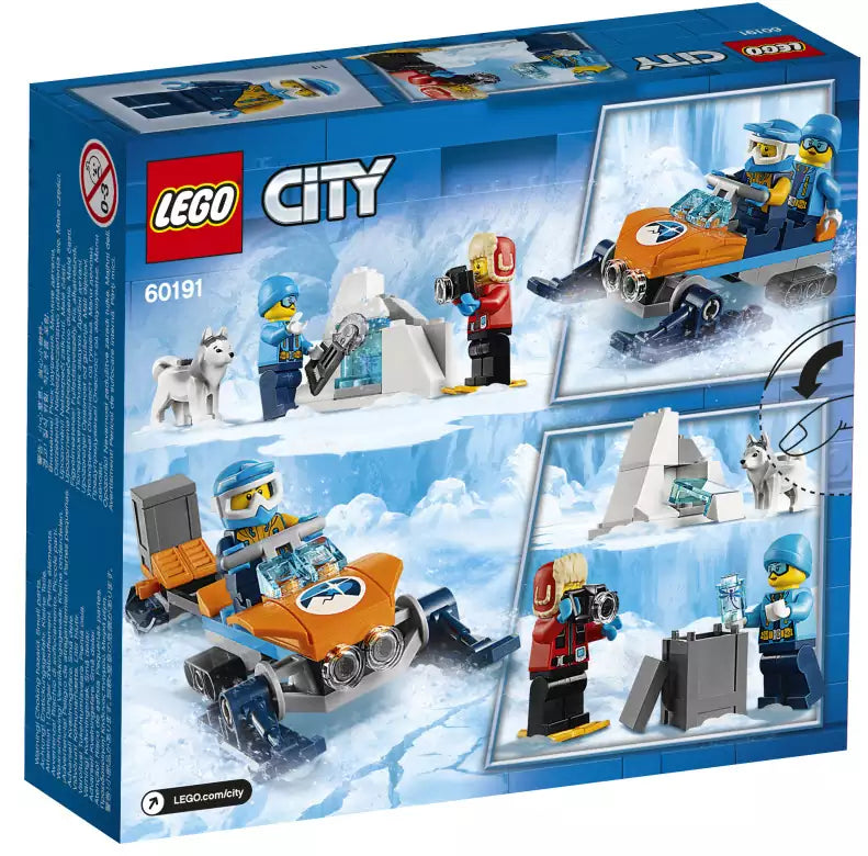 Box Rückansicht: LEGO City 60191 Arktis-Expeditionsteam