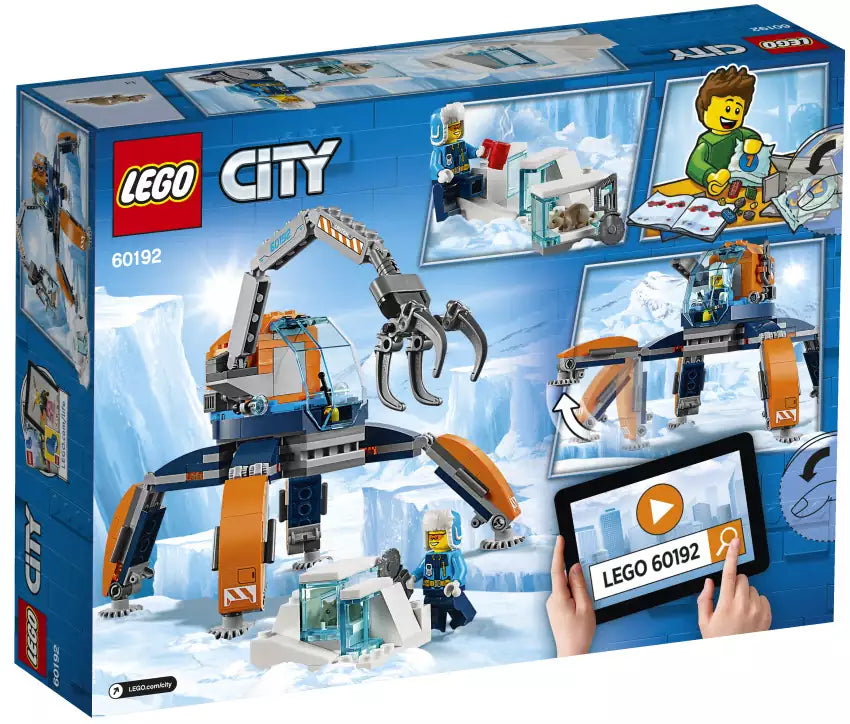 Box Rückansicht: LEGO City 60192 Arktis-Eiskran auf Stelzen