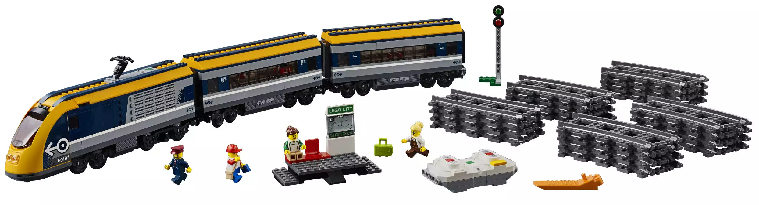 Inhalt: LEGO City 60197 Personenzug