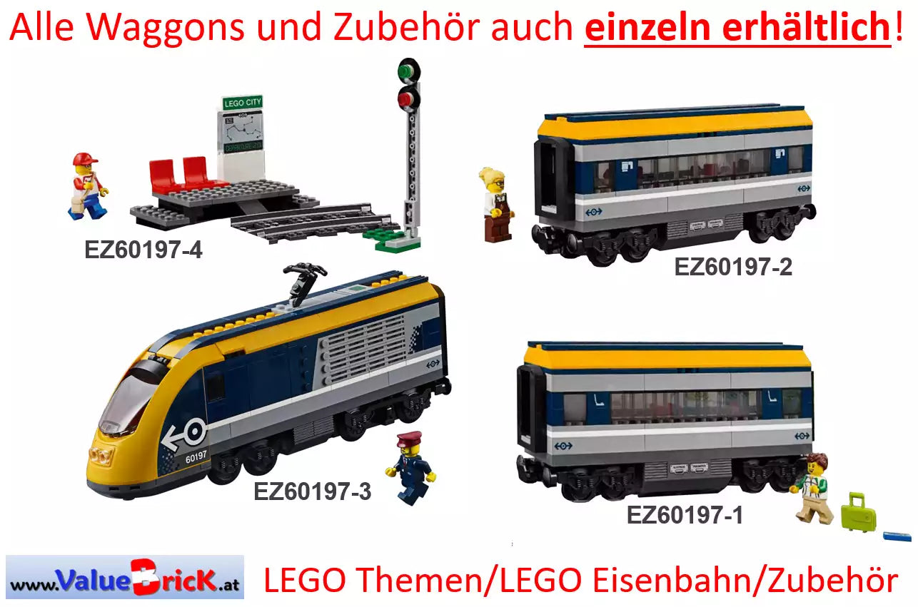 Zubehör: LEGO City 60197 Personenzug