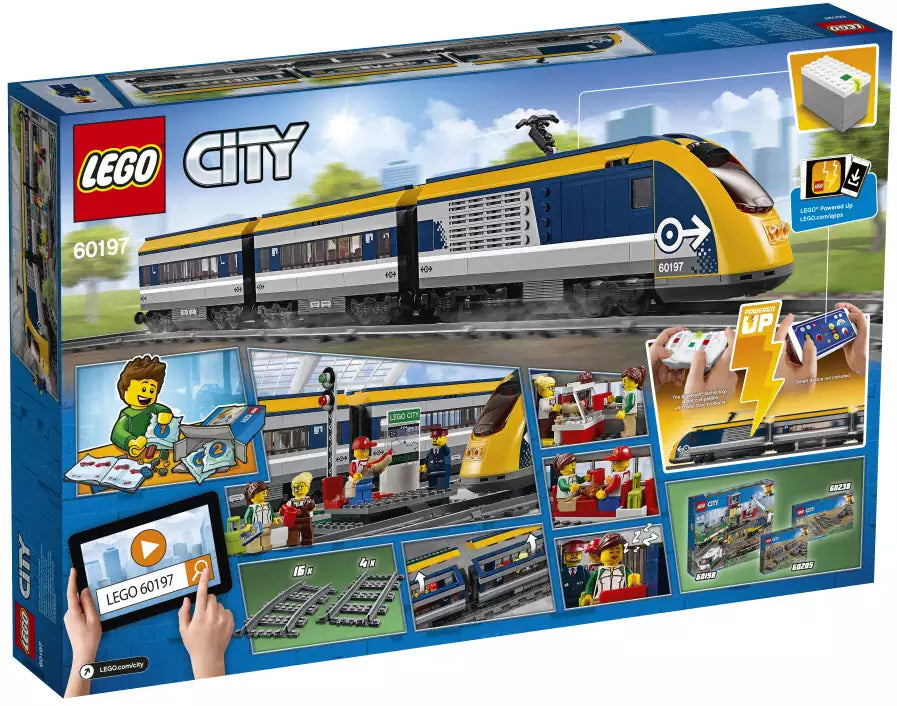 Box Rückansicht: LEGO City 60197 Personenzug