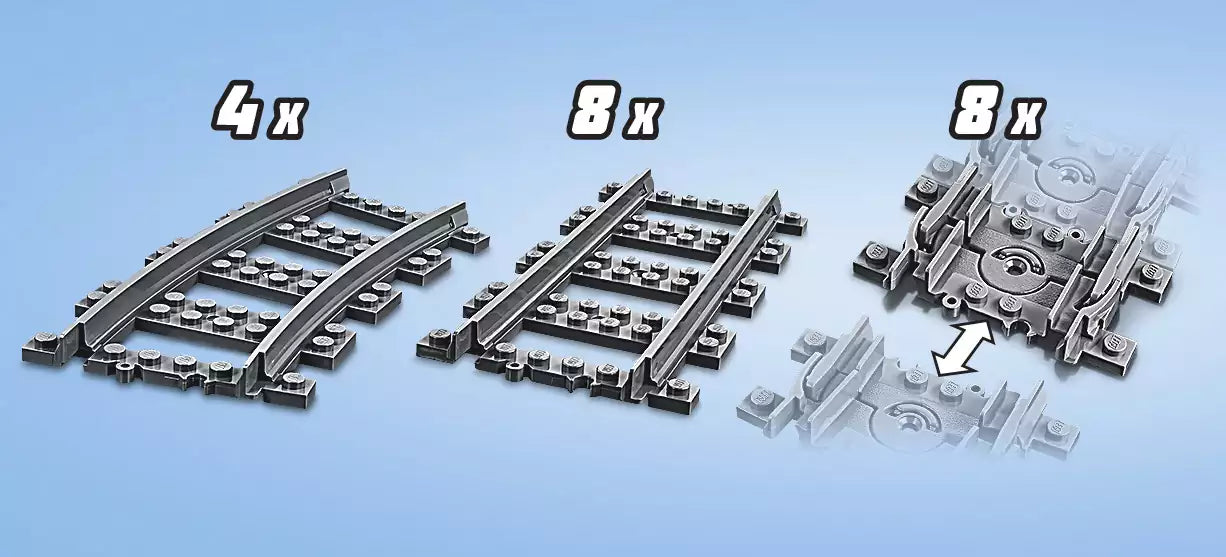Detail 1: LEGO City 60205 Schienen