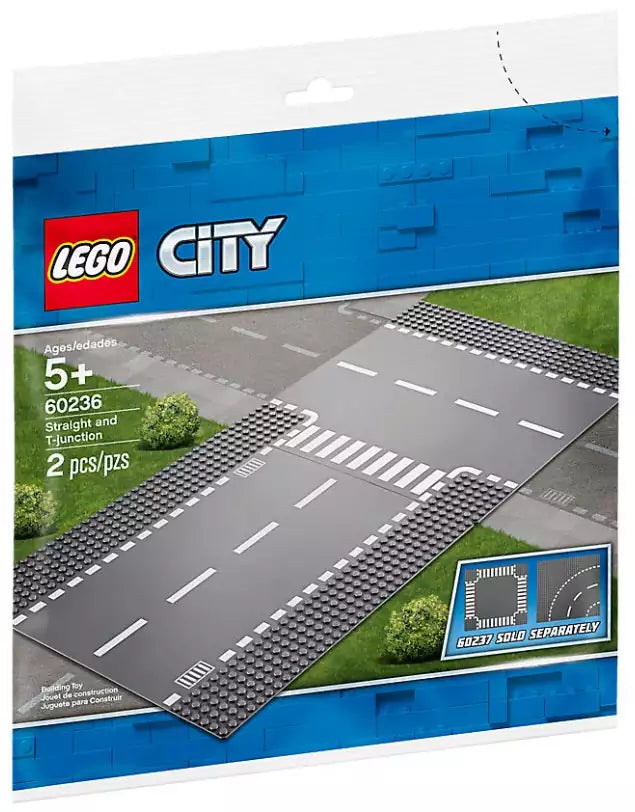 LEGO City 60236 Gerade und T-Kreuzung