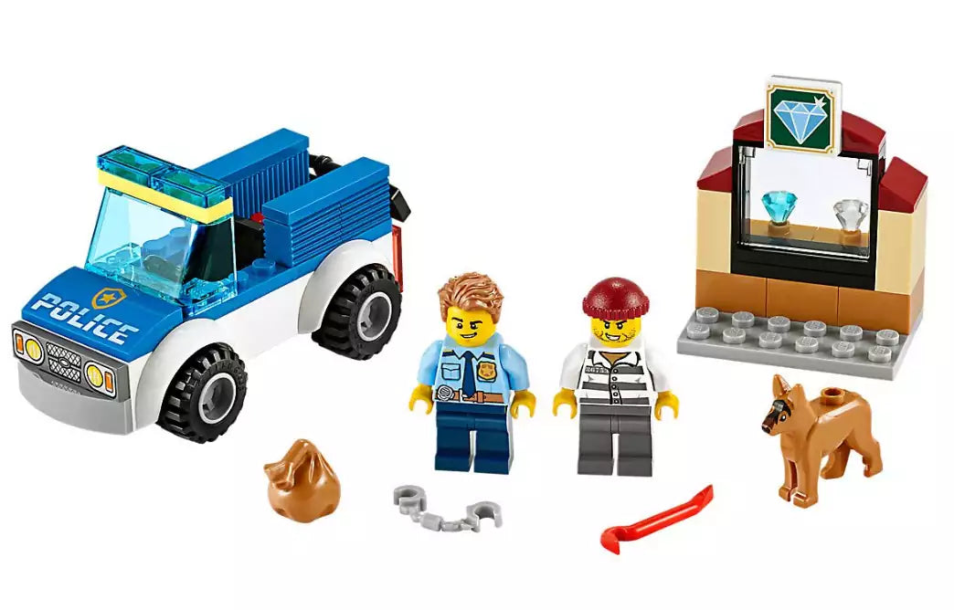 Inhalt: LEGO City 60241 Polizeihundestaffel