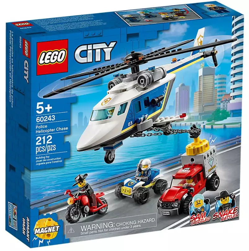 LEGO City 60243 Verfolgungsjagd mit dem Polizeihubschrauber