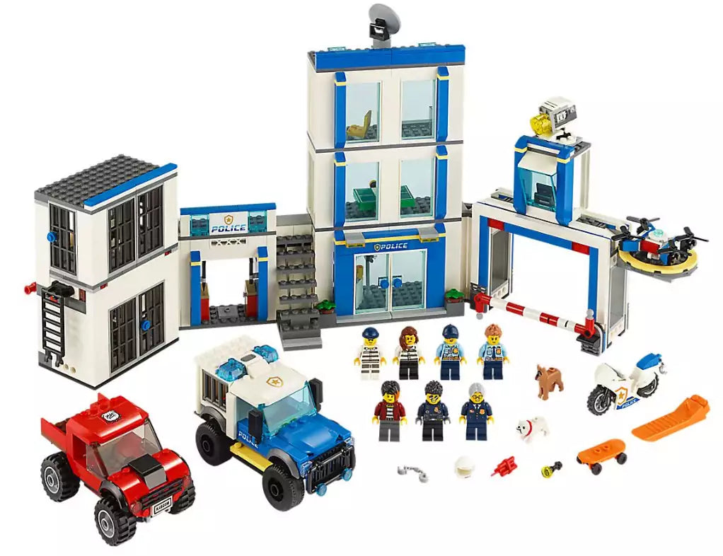 Inhalt: LEGO City 60246 Polizeistation