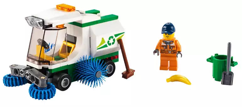 Inhalt: LEGO City 60249 Straßenkehrmaschine