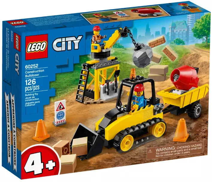 LEGO City 60252 Bagger auf der Baustelle